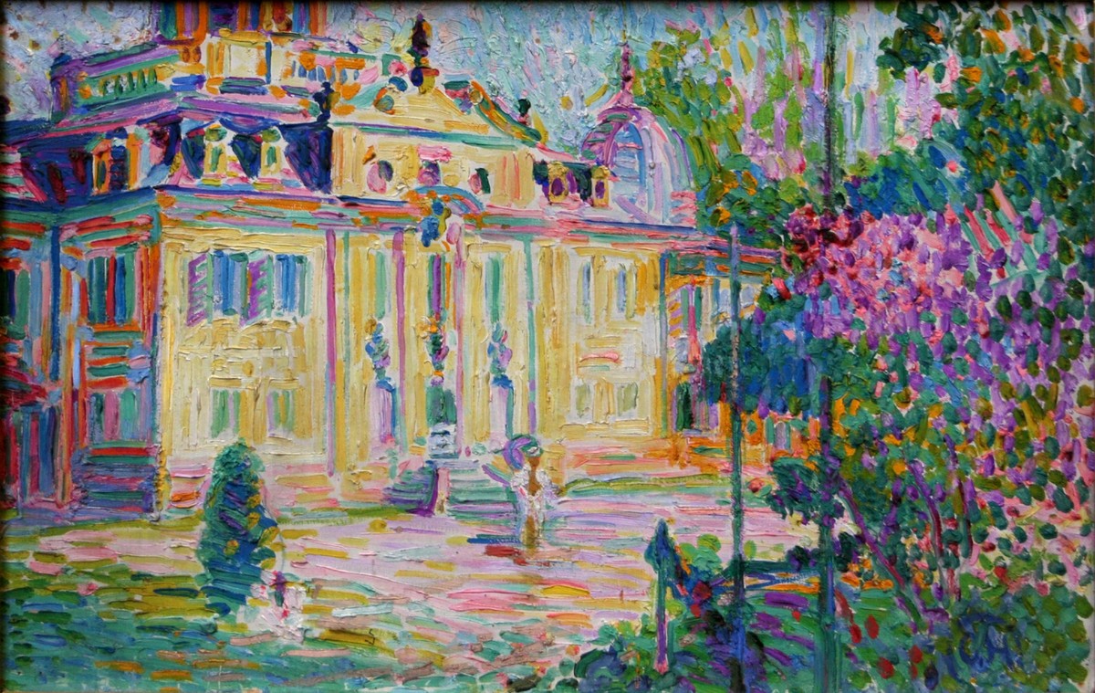 Belvedere Palace near Weimar by Curt Herrmann