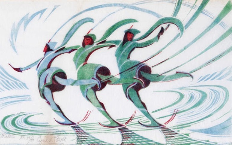 Skaters by Cyril Power