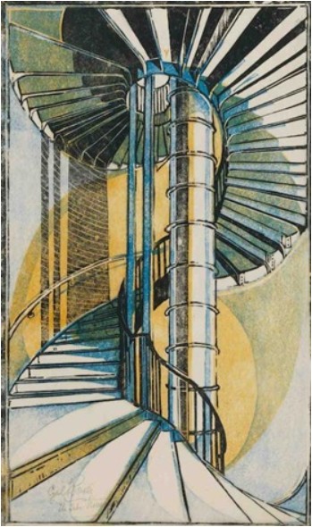 The Tube Staircase by Cyril Power