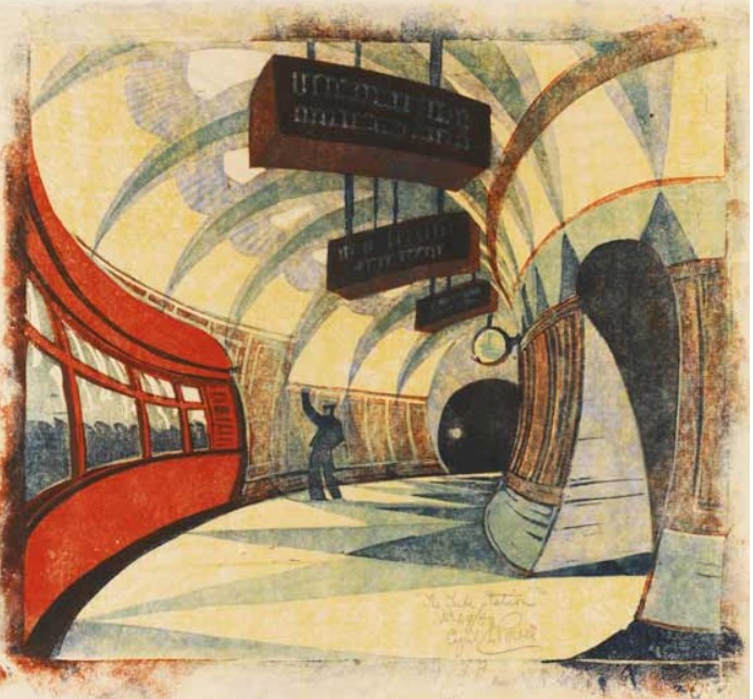 The Tube Station by Cyril Power
