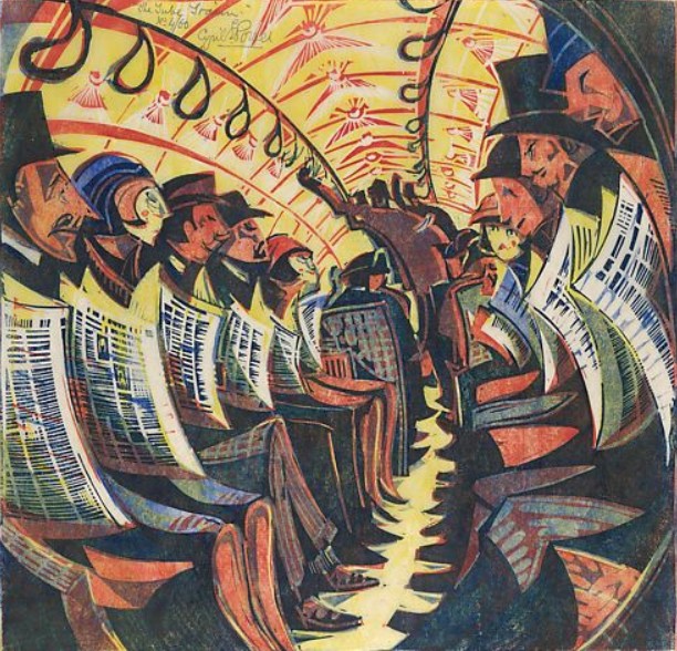 The tube train by Cyril Power
