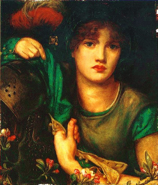 My Lady Greensleeves by Dante Gabriel Rossetti