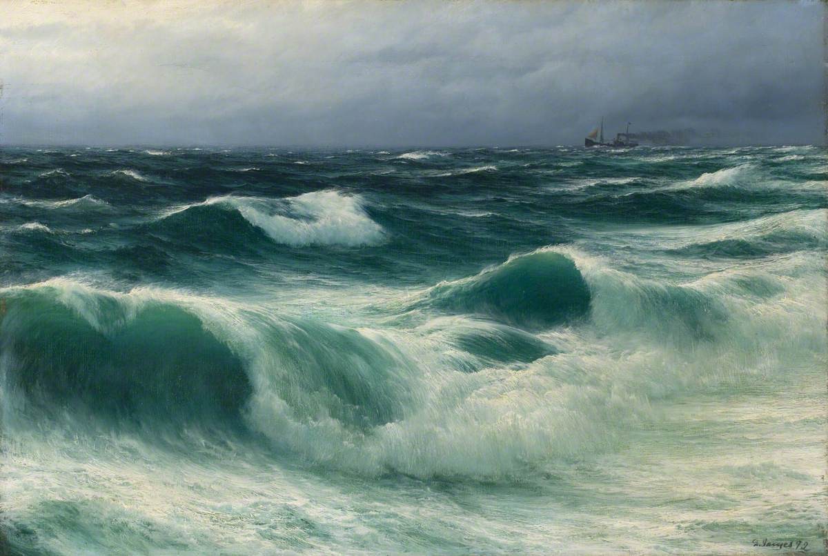 Seascape, Storm Breakers by David James