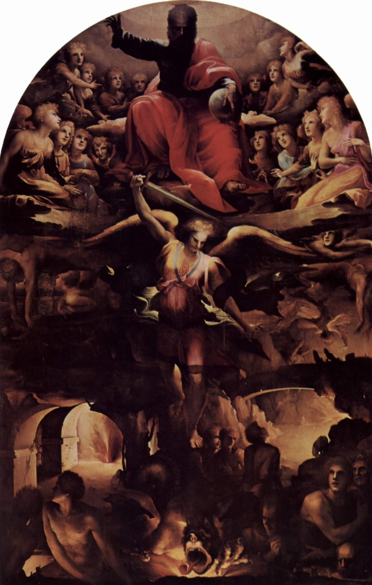 The Fall of the Rebel Angels by Domenico Beccafumi