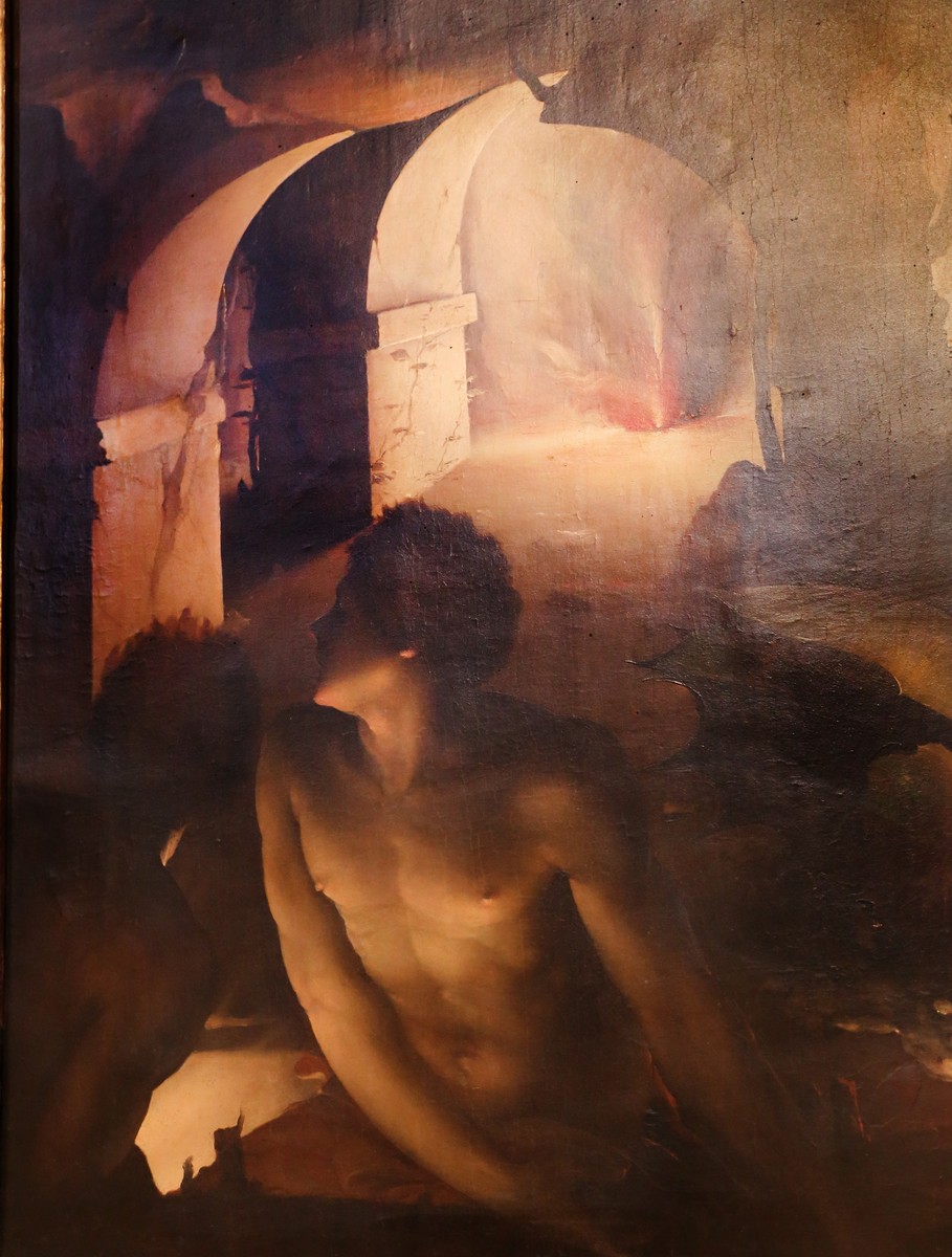 The Fall of the Rebel Angels (detail) by Domenico Beccafumi