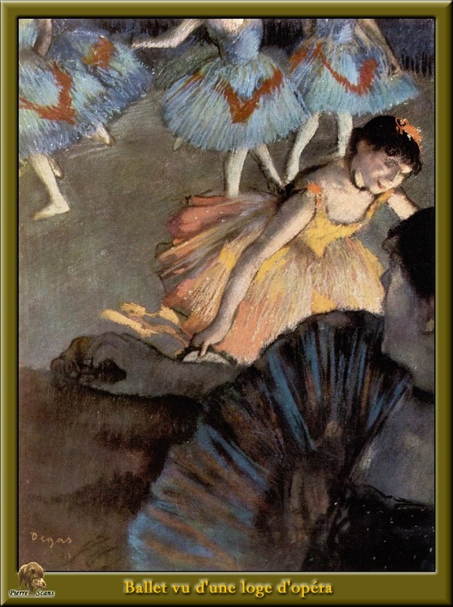 A Ballet Seen From The Opera Box by Edgar Degas