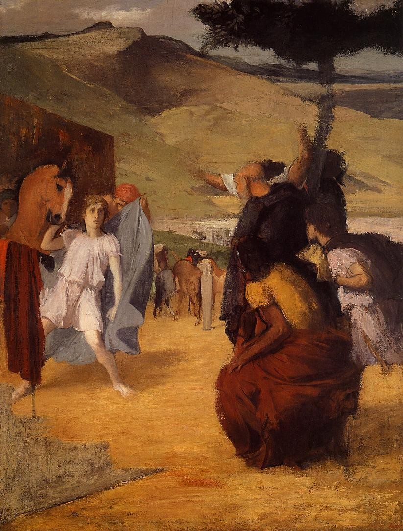 Alexander and Bucephalus by Edgar Degas