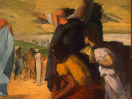 Alexander and Bucephalus (detail) by Edgar Degas