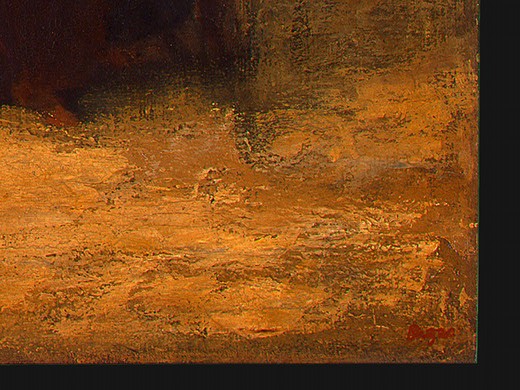 Alexander and Bucephalus (detail) by Edgar Degas