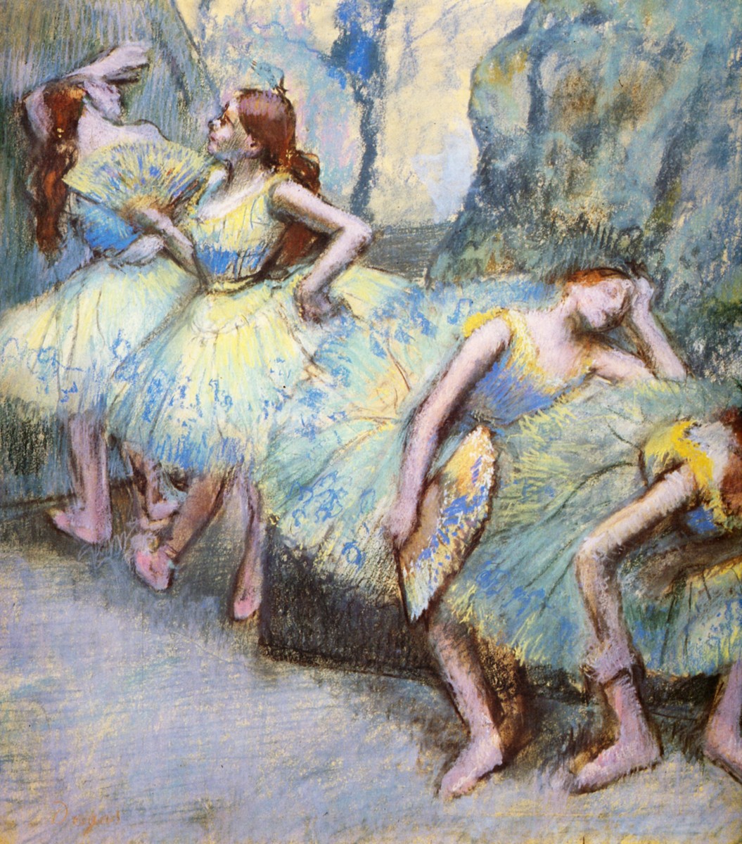 Ballet Dancers in the Wings by Edgar Degas