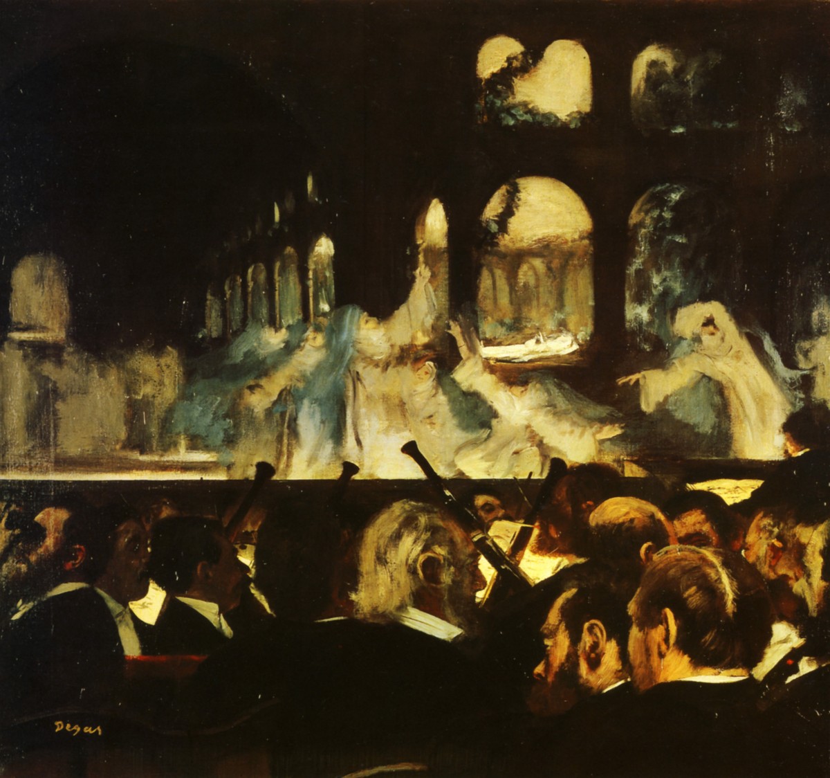 Ballet Scene from Robert la Diable by Edgar Degas