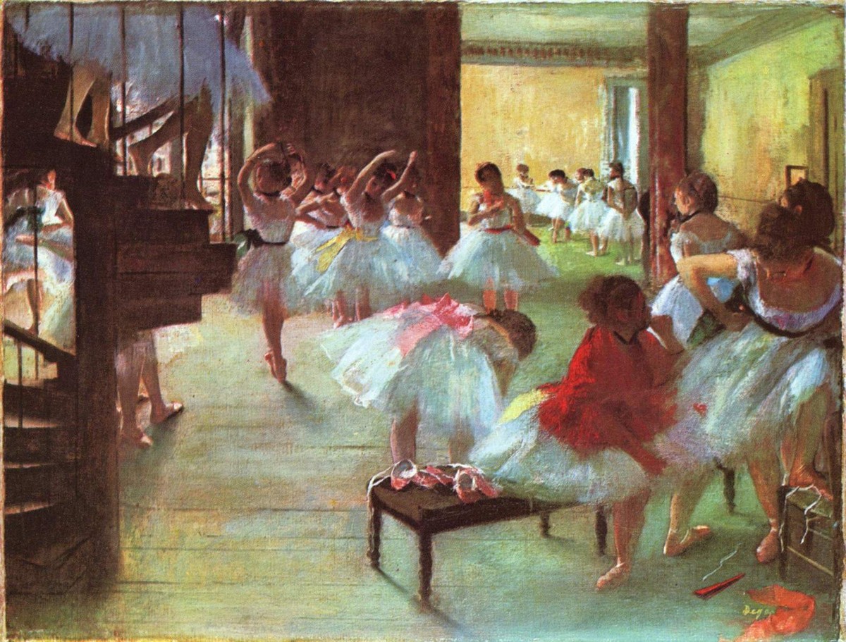 Ballet School by Edgar Degas