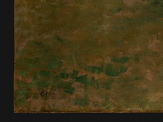 Before the Ballet (detail) by Edgar Degas
