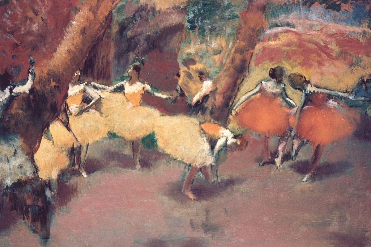 Before the Performance by Edgar Degas