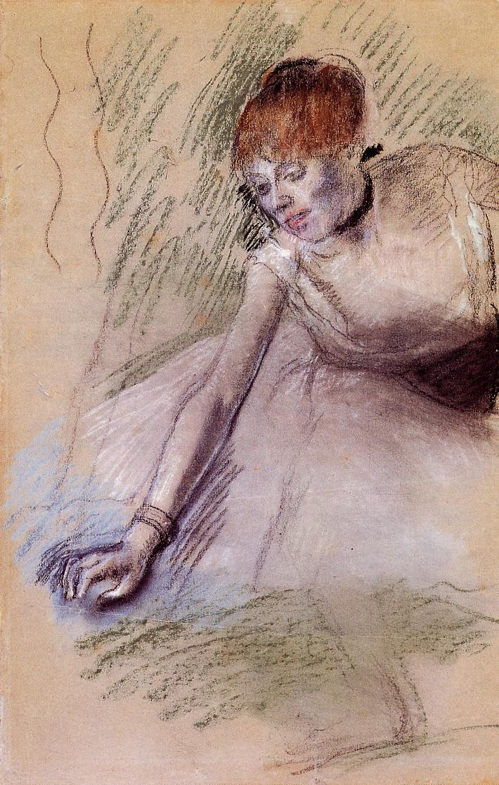 Bowing Dancer by Edgar Degas