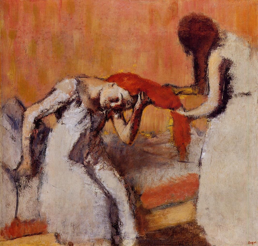 Combing the Hair by Edgar Degas
