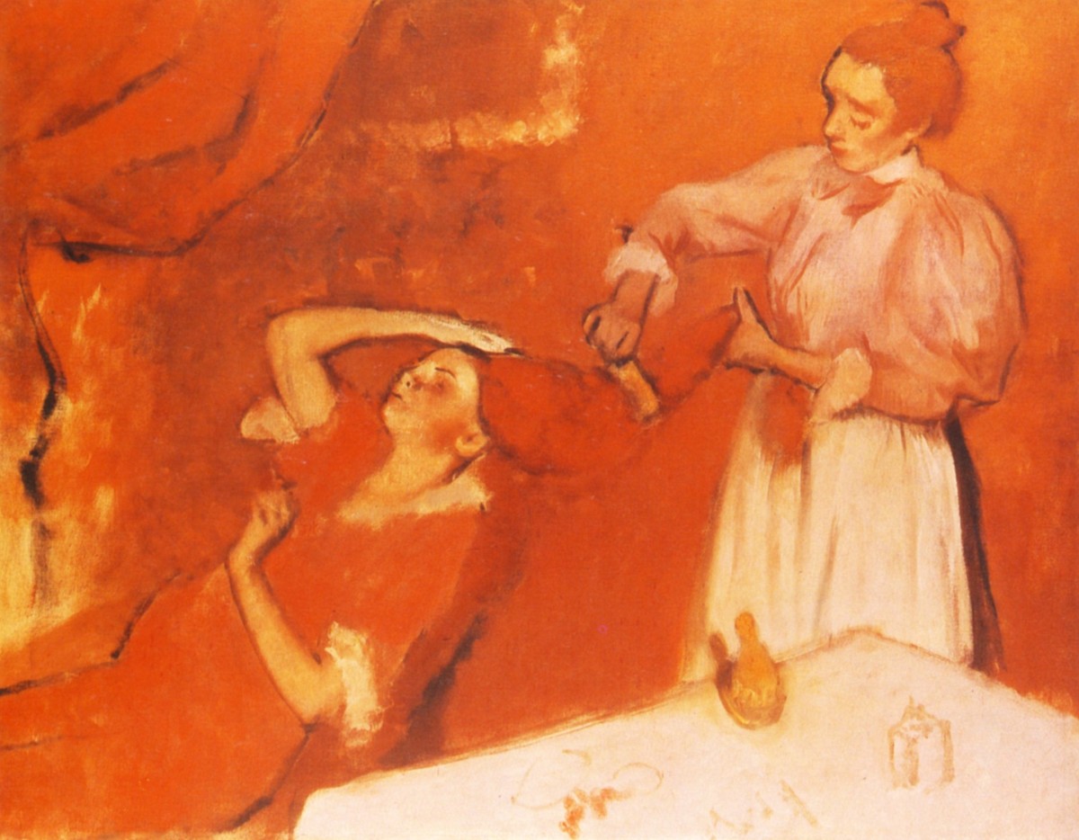 Combing the Hair by Edgar Degas