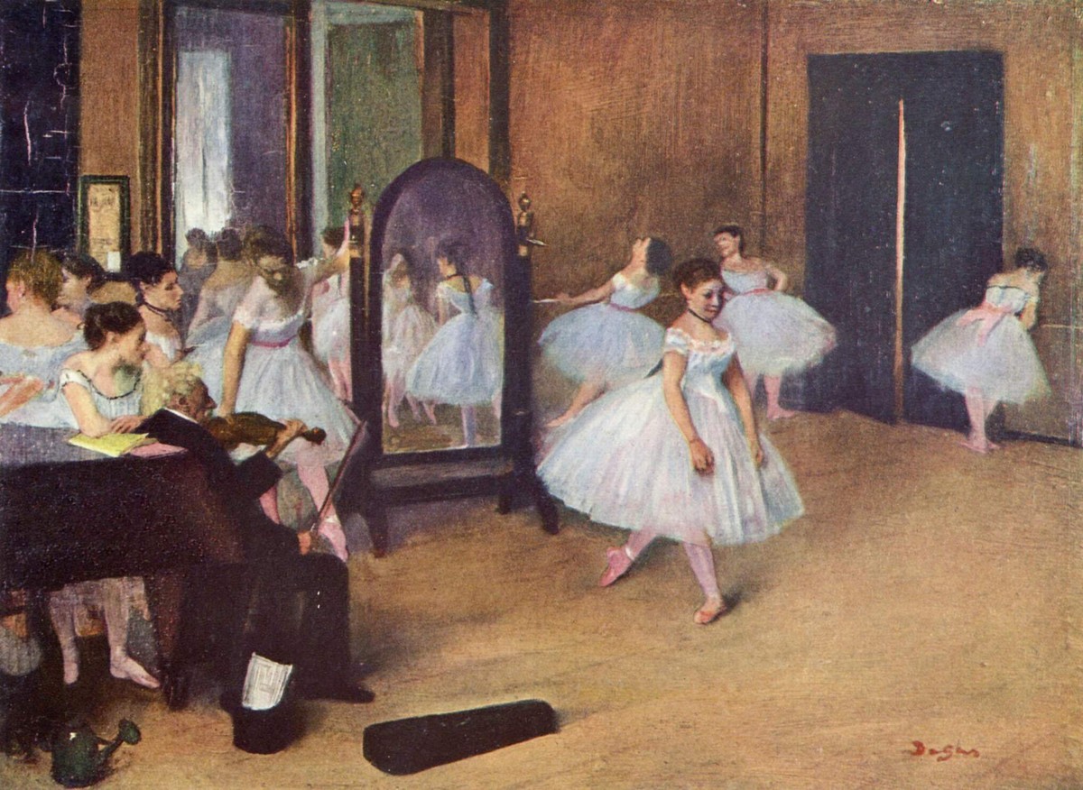 Dance Class by Edgar Degas