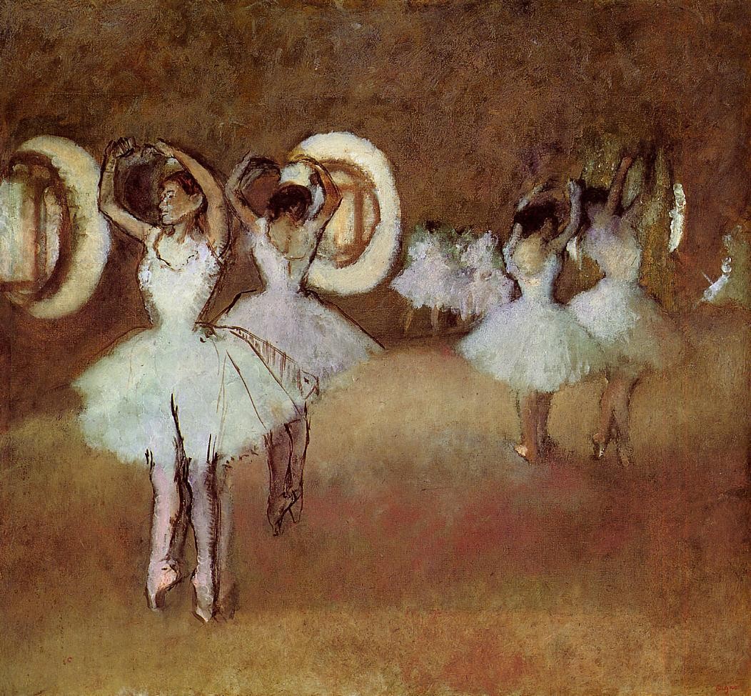 Dance Rehearsal in the Studio of the Opera by Edgar Degas