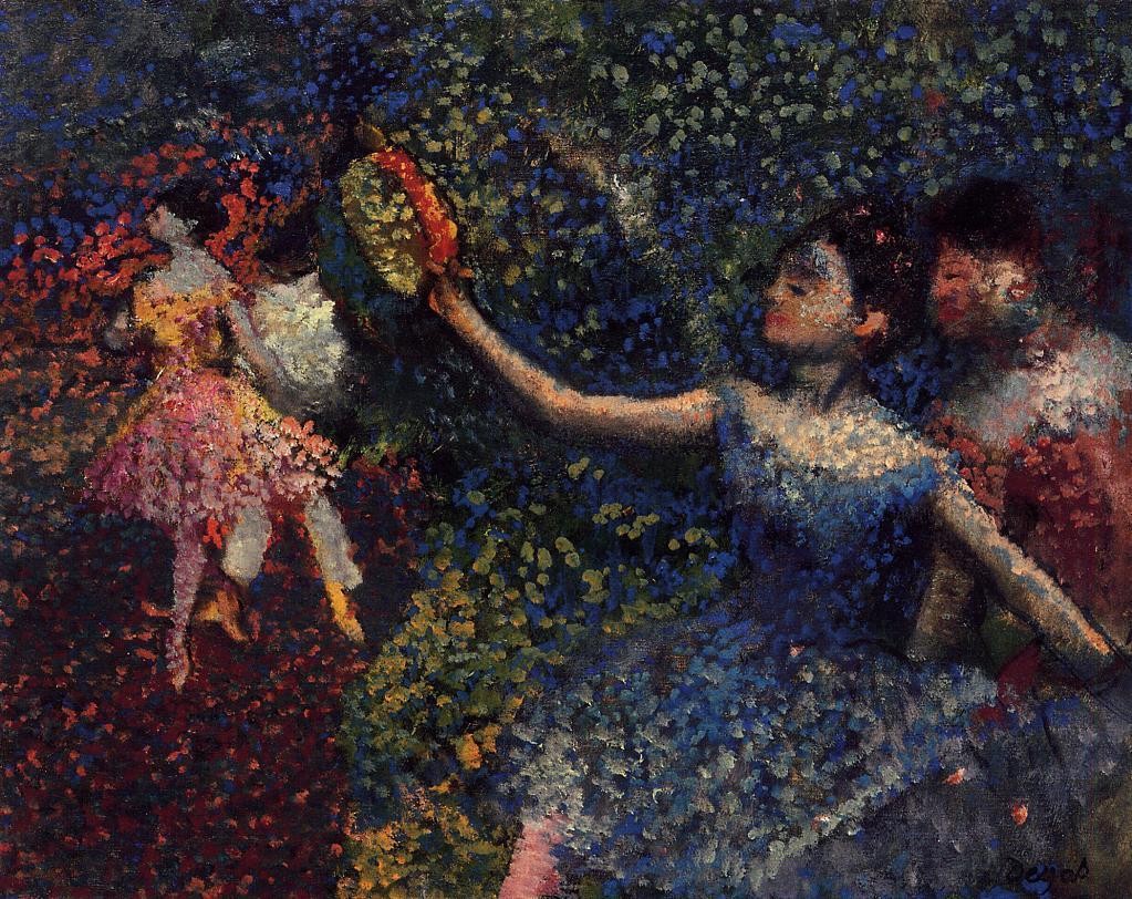 Dancer and Tambourine by Edgar Degas