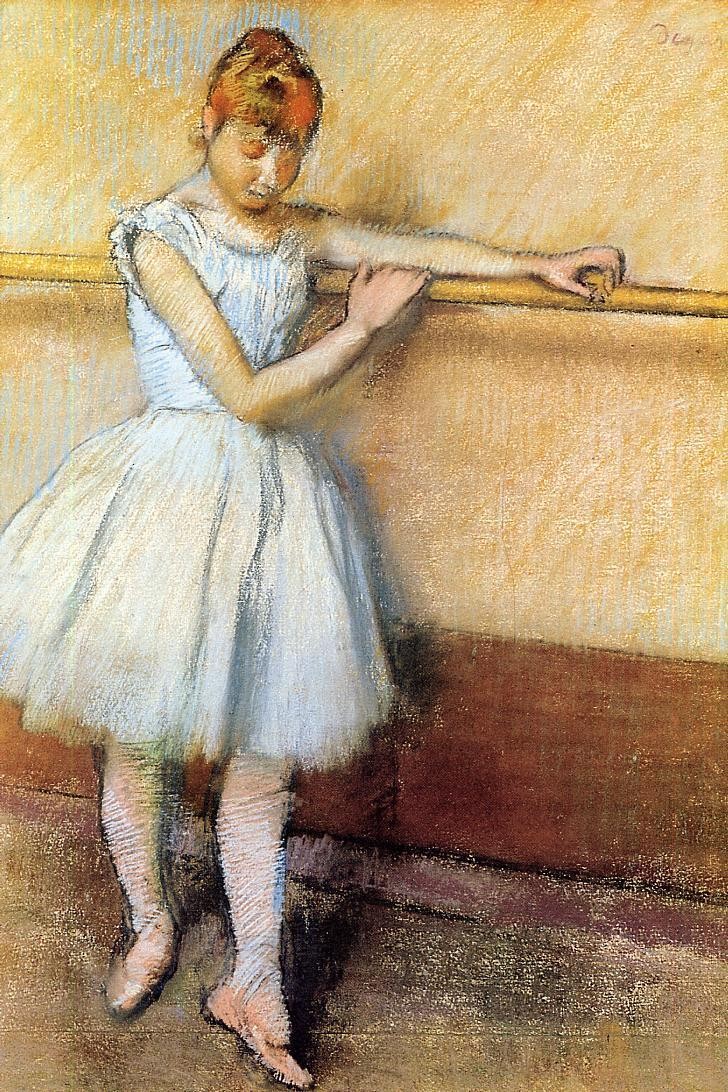 Dancer at the Barre by Edgar Degas
