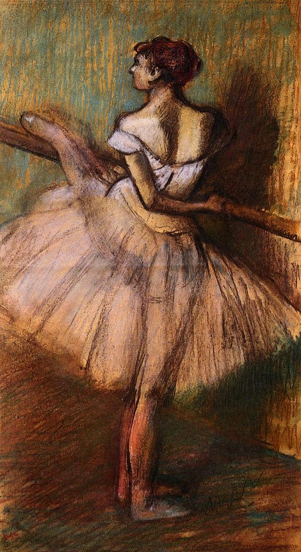 Dancer at the Barre by Edgar Degas