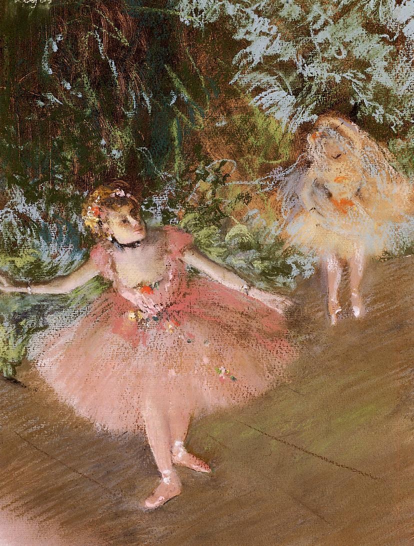 Dancer on Stage by Edgar Degas