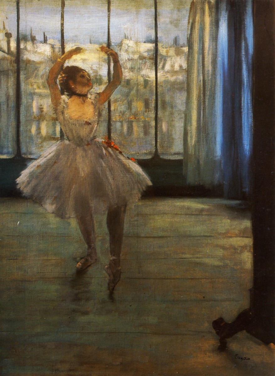 Dancer Posing by Edgar Degas