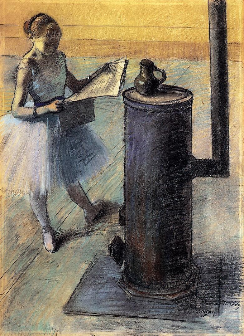 Dancer resting by Edgar Degas