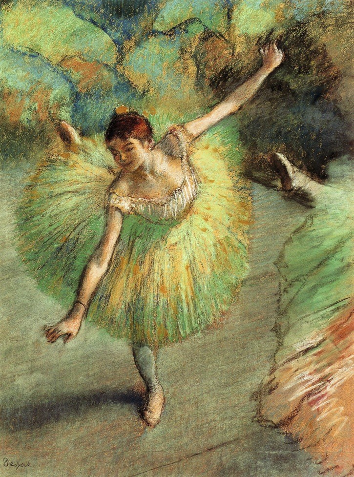 Dancer Tilting by Edgar Degas