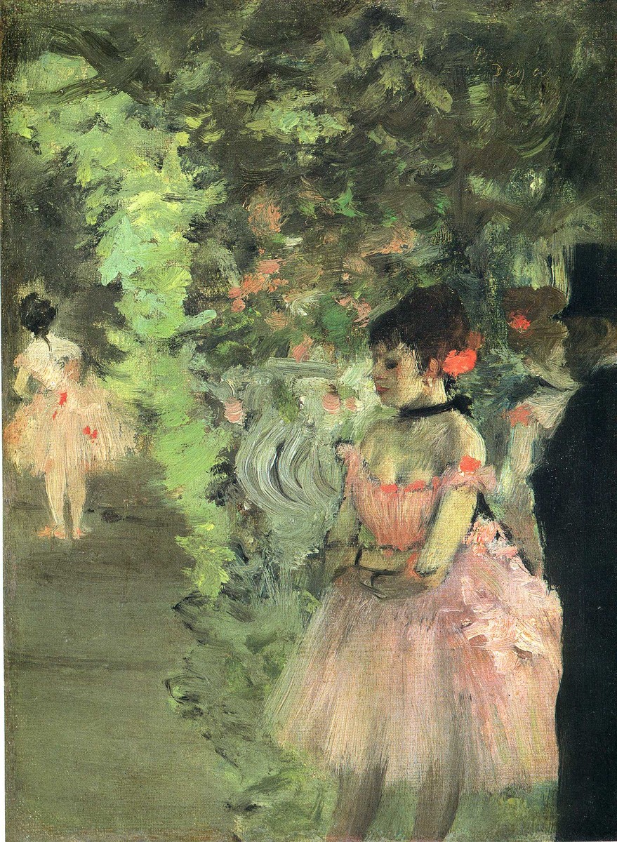 Dancers Backstage by Edgar Degas