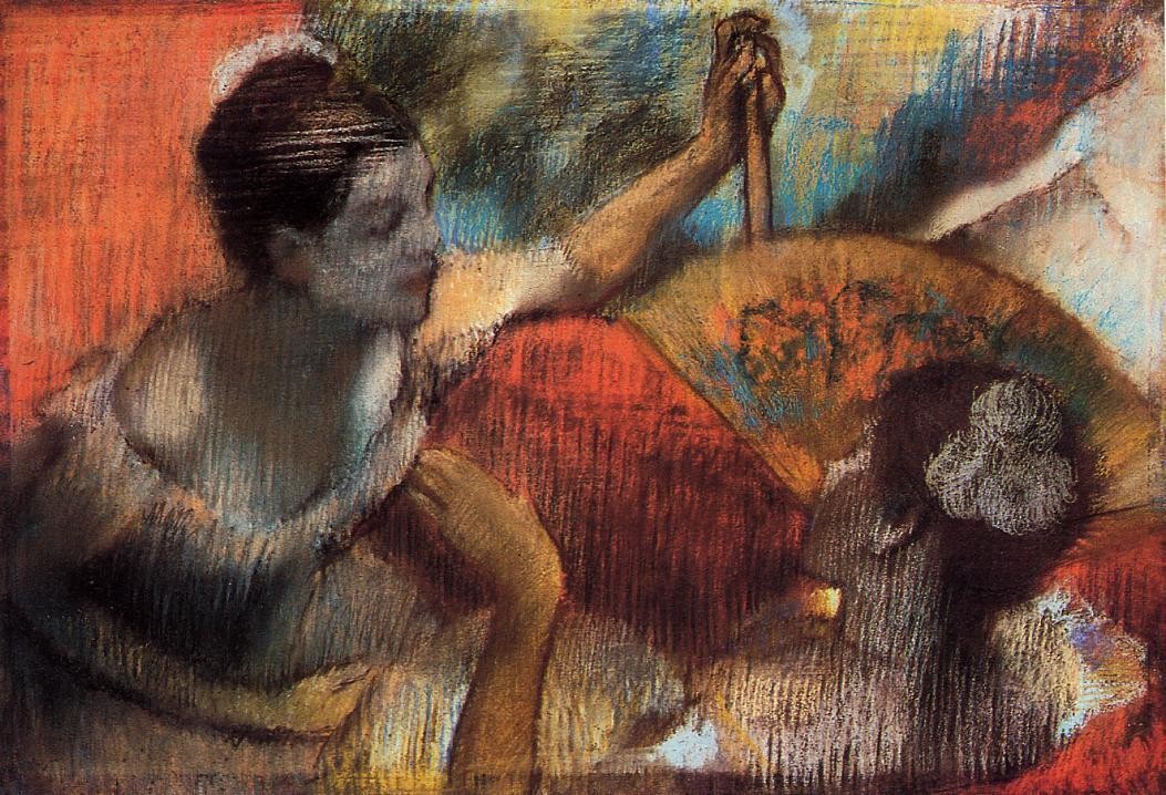 Dancers in a Box by Edgar Degas