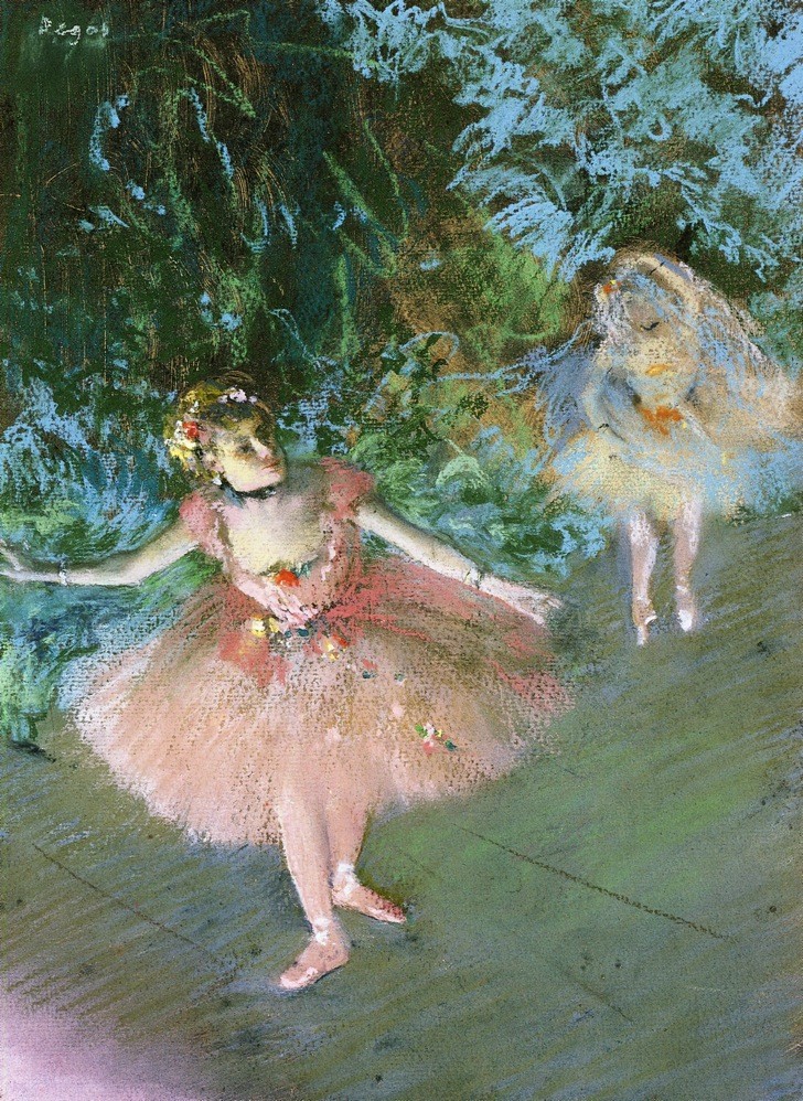 Dancers on Set by Edgar Degas