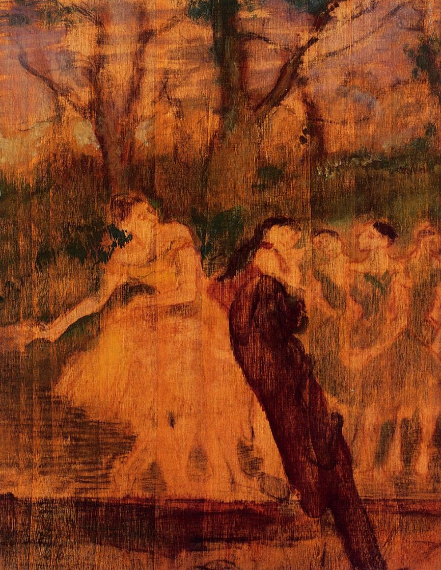 Dancers on the Scenery by Edgar Degas