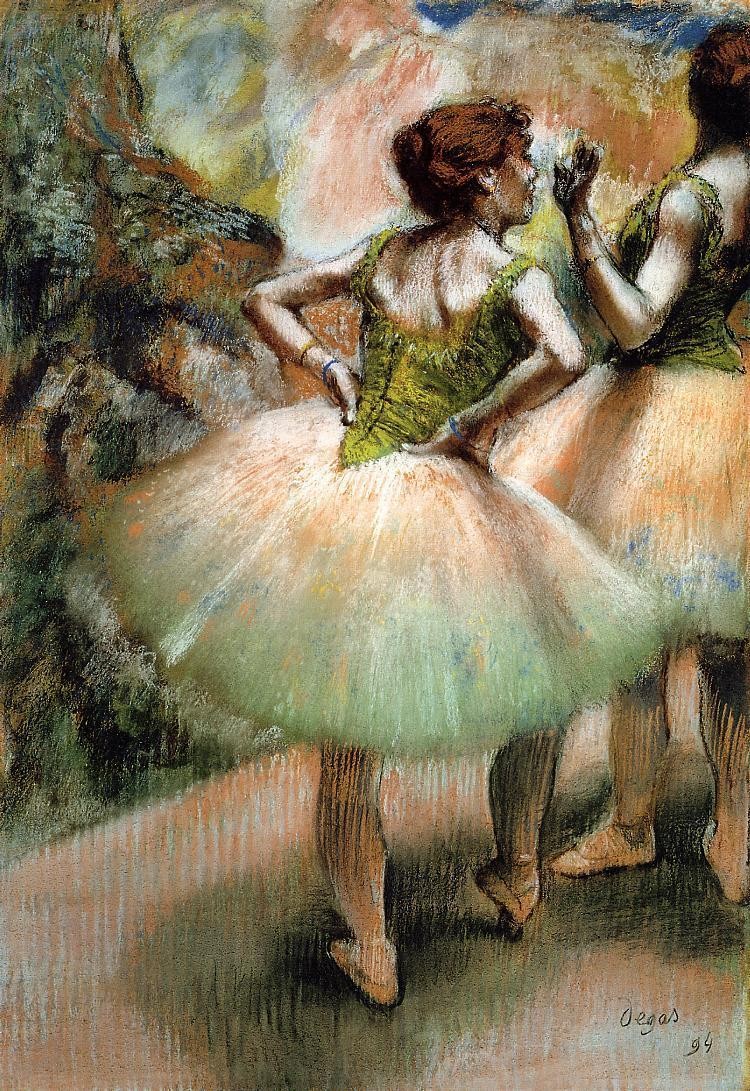 Dancers, Pink and Green by Edgar Degas