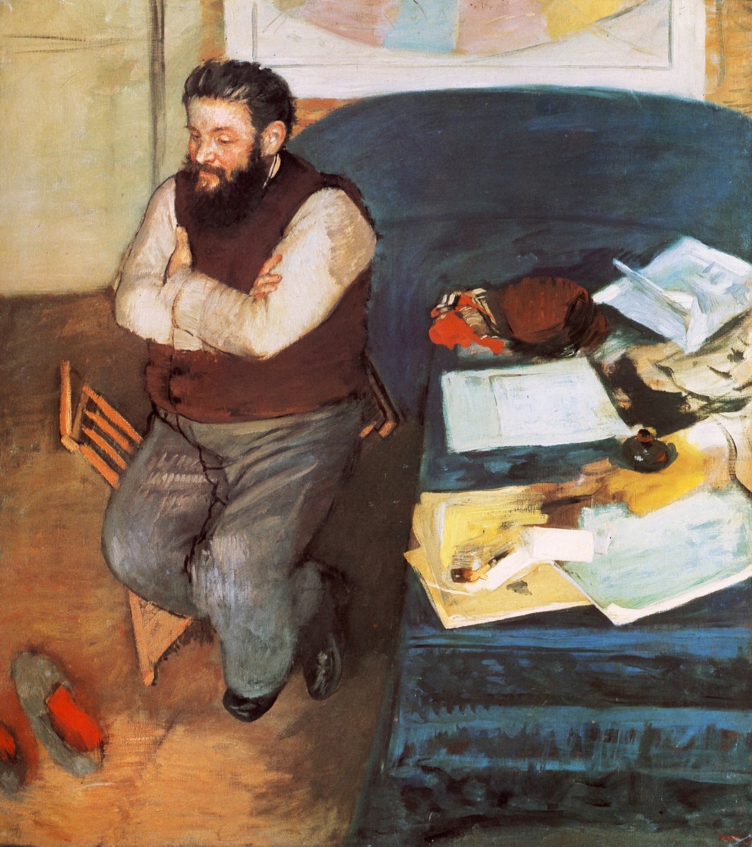 Diego Martelli by Edgar Degas