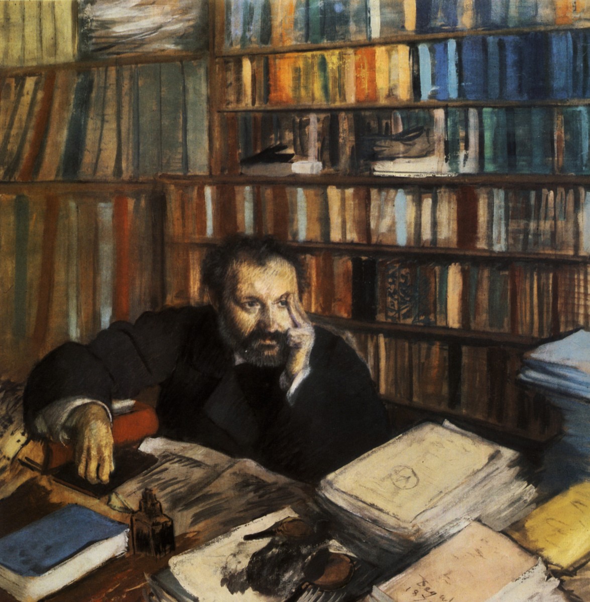 Edmond Duranty by Edgar Degas