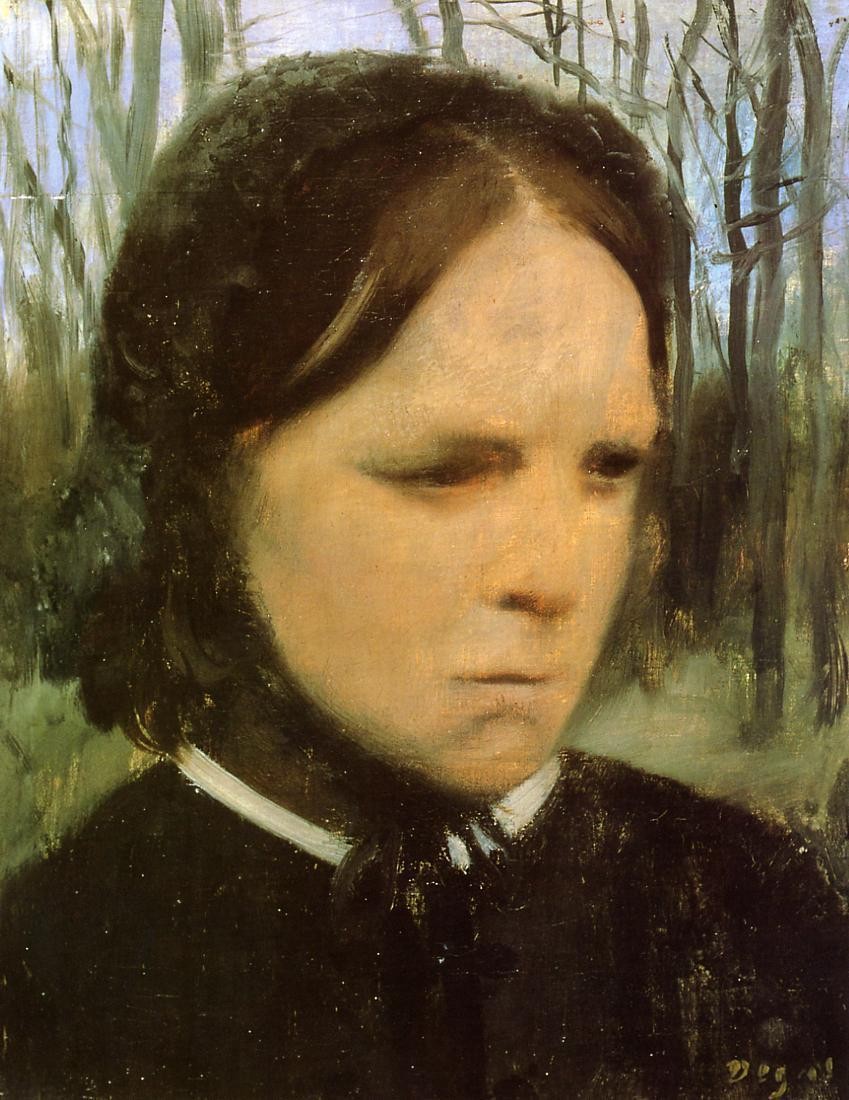 Estelle Musson Balfour by Edgar Degas