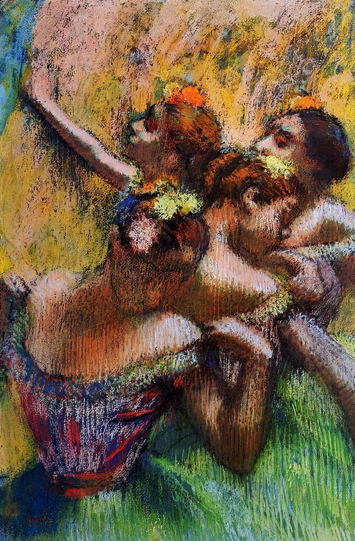 Four Dancers by Edgar Degas