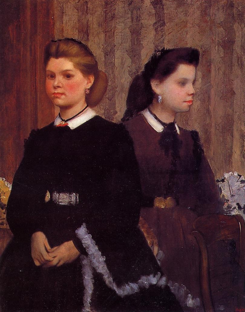 Giovanna and Giulia Bellelli by Edgar Degas