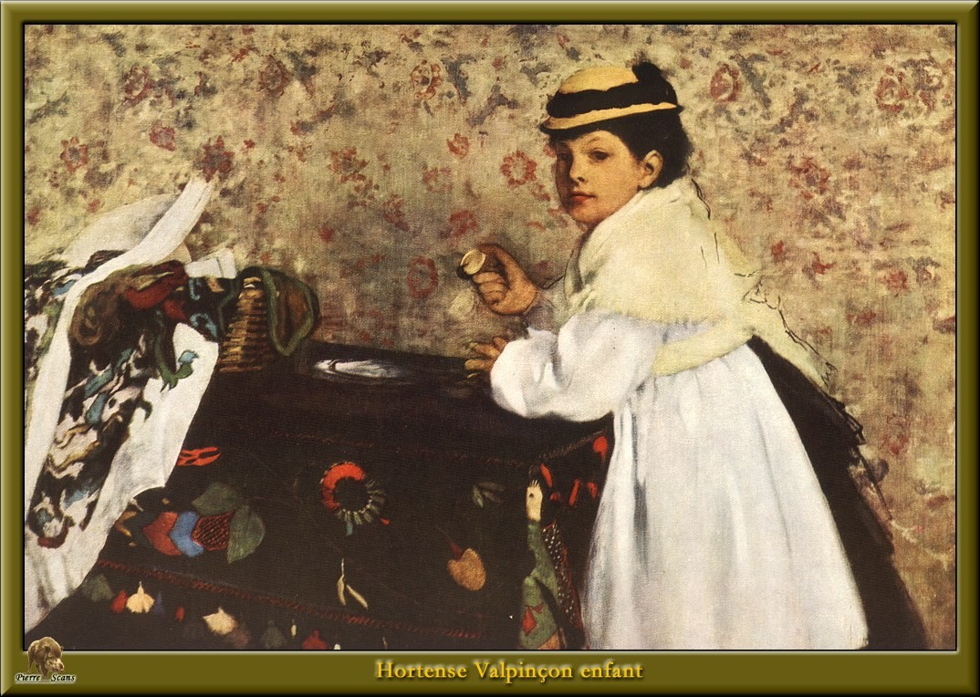Hortense Valpinson by Edgar Degas