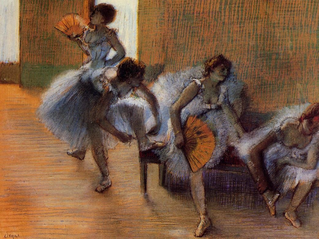 In the Dance Studio by Edgar Degas