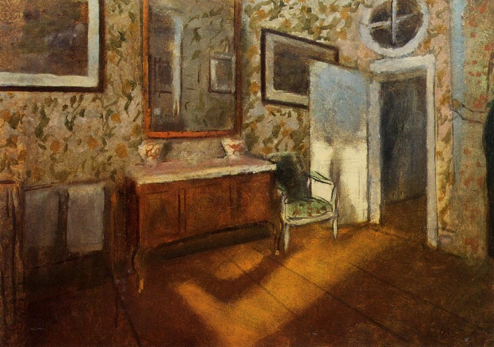 Interior at Menil-Hubert by Edgar Degas