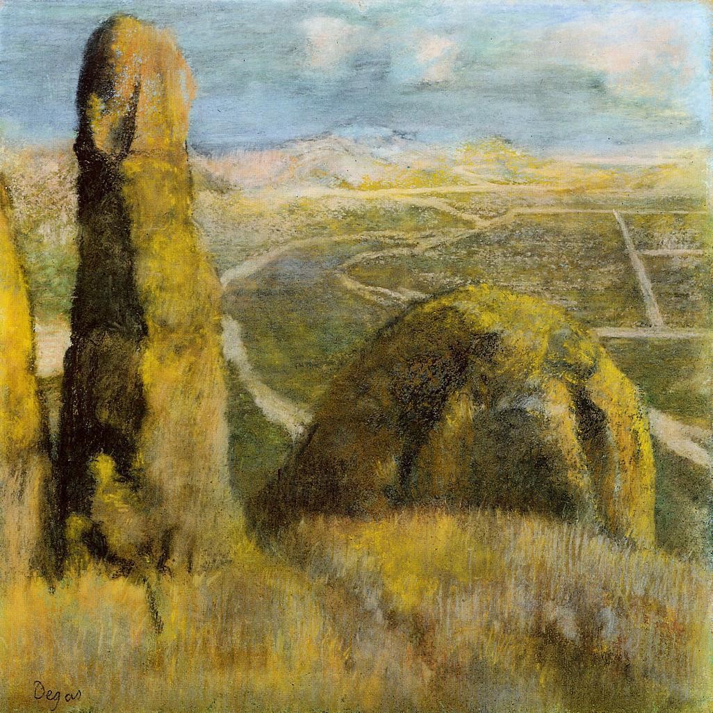 Landscape by Edgar Degas