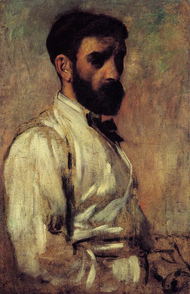Leon Bonnat by Edgar Degas