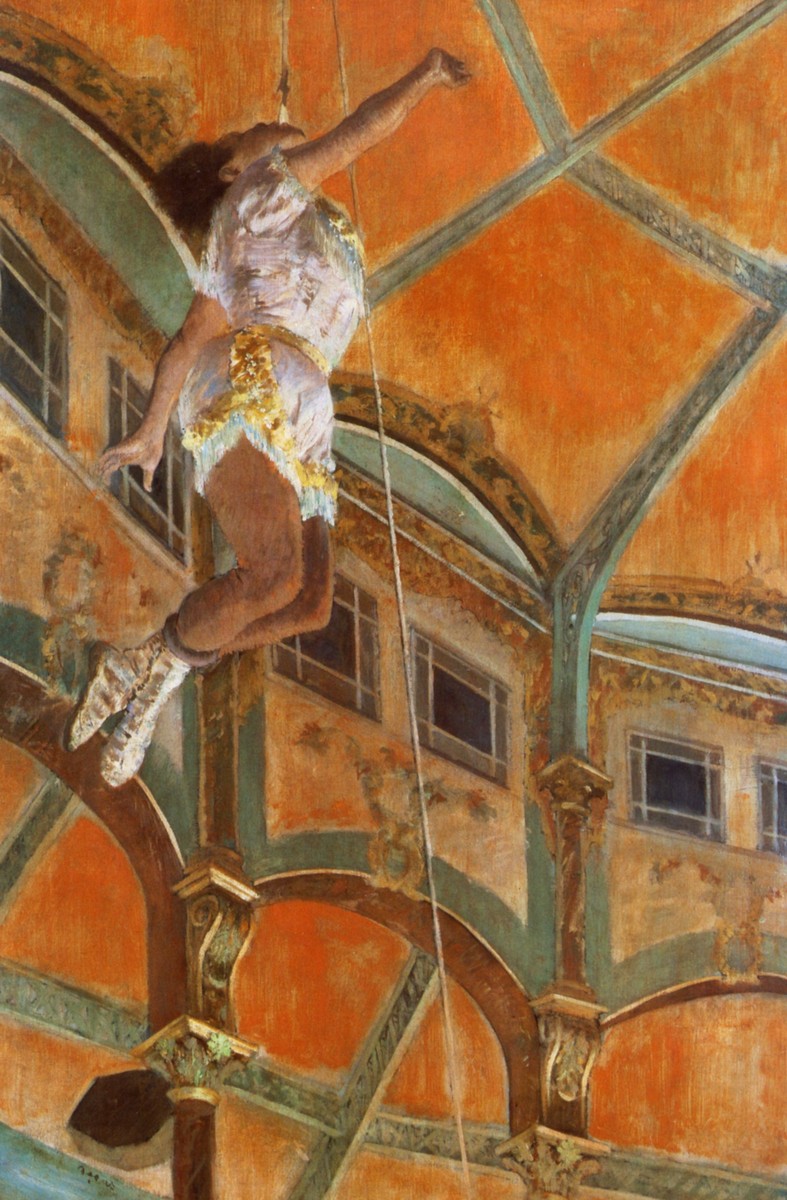 Miss La La at the Cirque Fernando by Edgar Degas