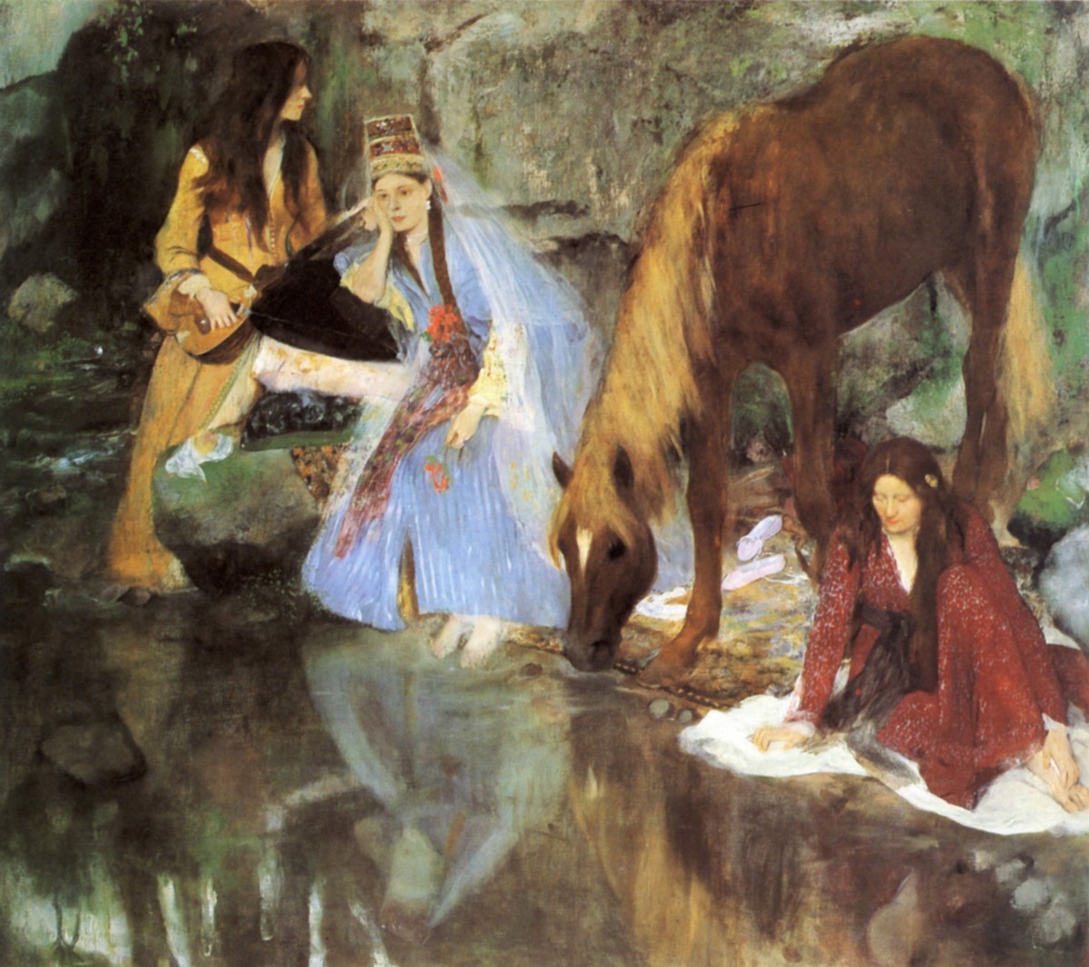 Mlle. Fiocre in the Ballet "The Source" by Edgar Degas
