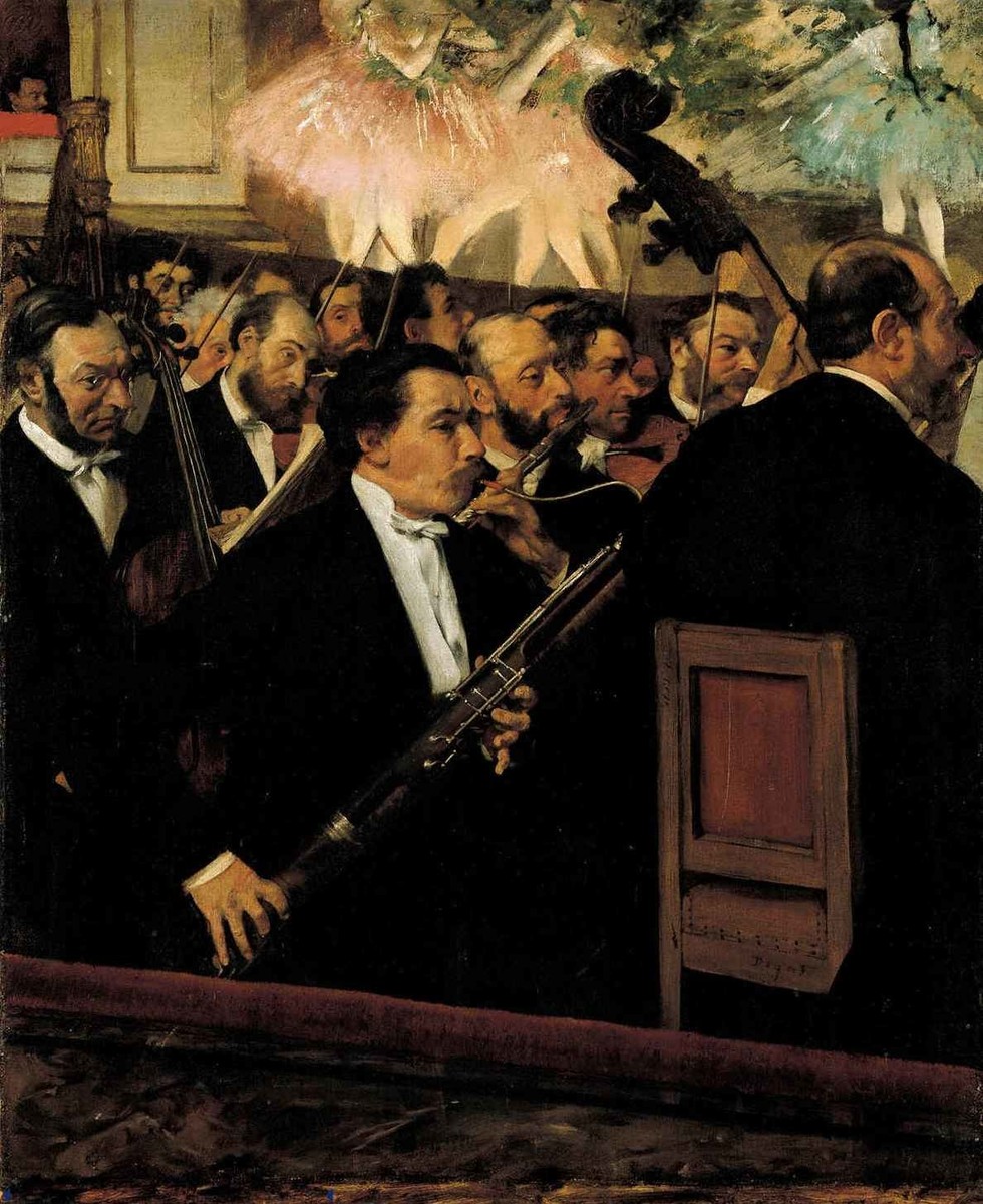 Orchestra of the Opera by Edgar Degas