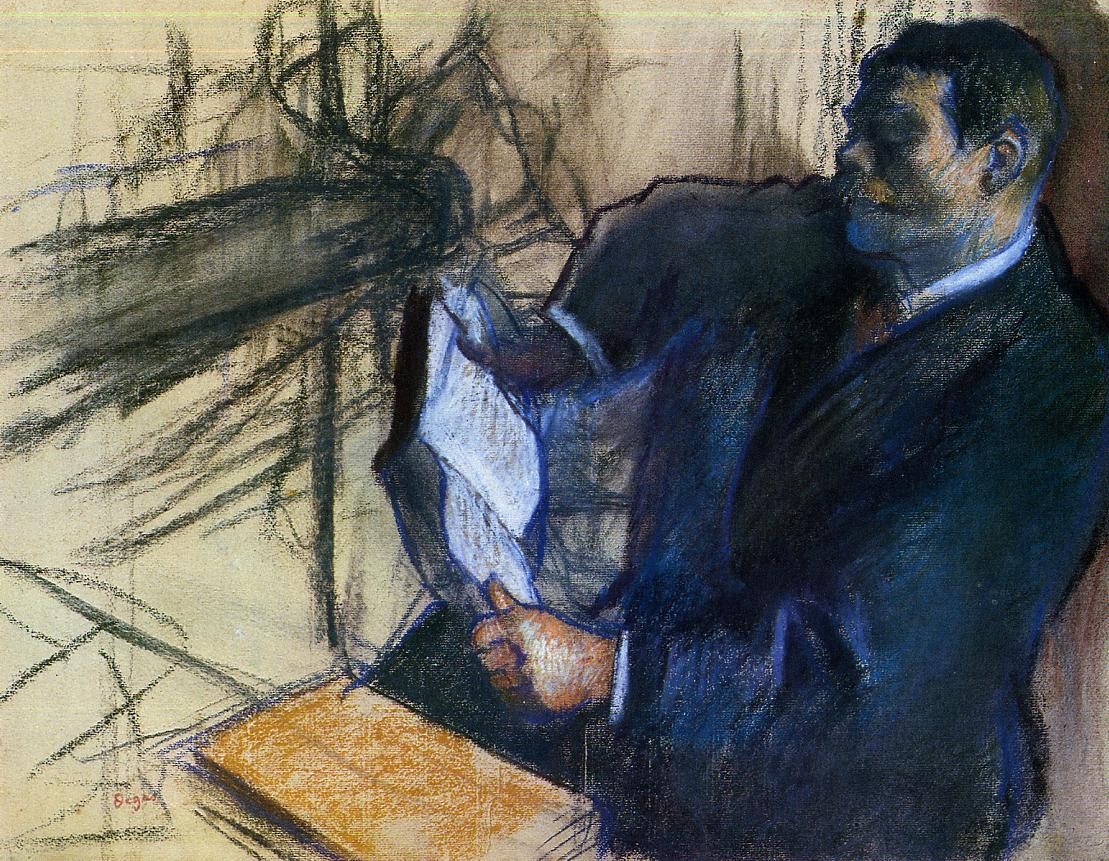 Pagans and Degas's Father by Edgar Degas