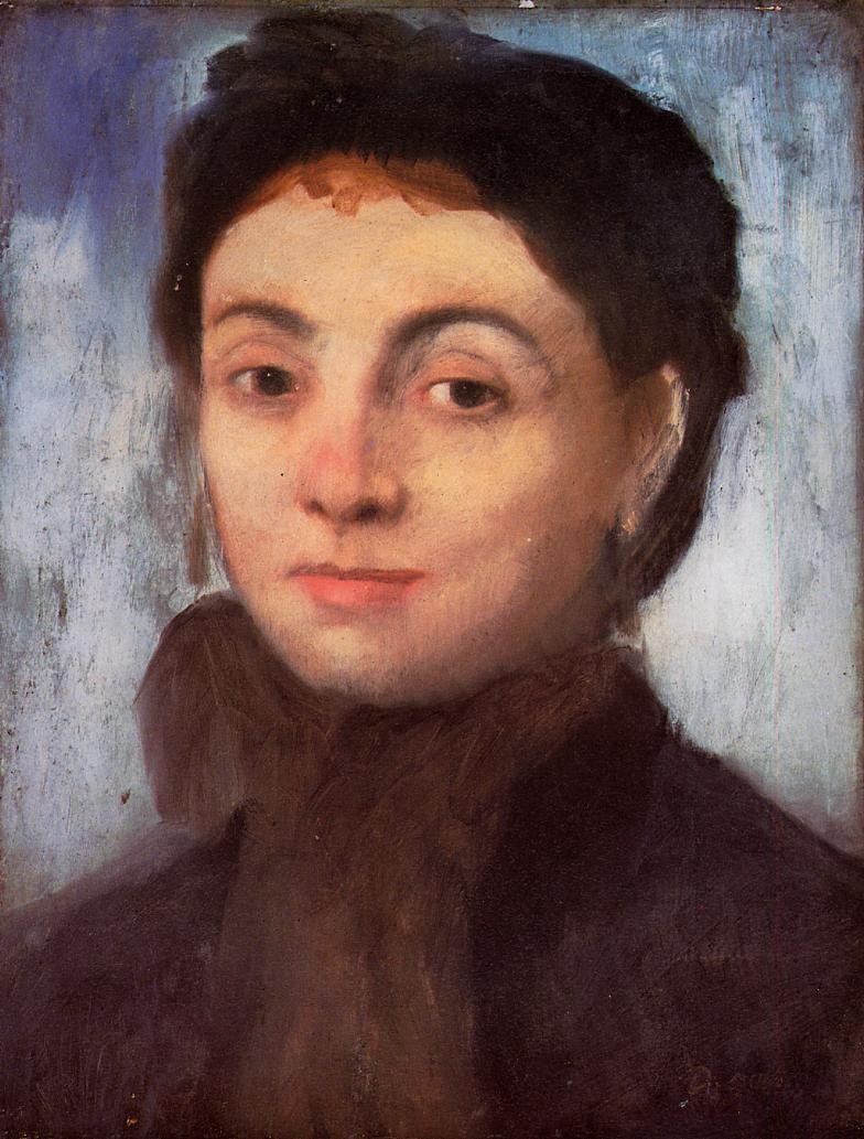 Portrait of Josephine Gaujelin by Edgar Degas